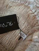 NEW Cotton Smocked Puff Sleeve Dress (S)