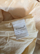 NEW Cotton Smocked Puff Sleeve Dress (S)