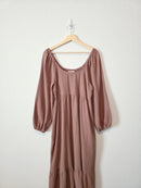 Cotton Gauze Maxi Dress (M)