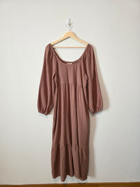 Cotton Gauze Maxi Dress (M)