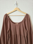 Cotton Gauze Maxi Dress (M)