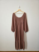 Cotton Gauze Maxi Dress (M)