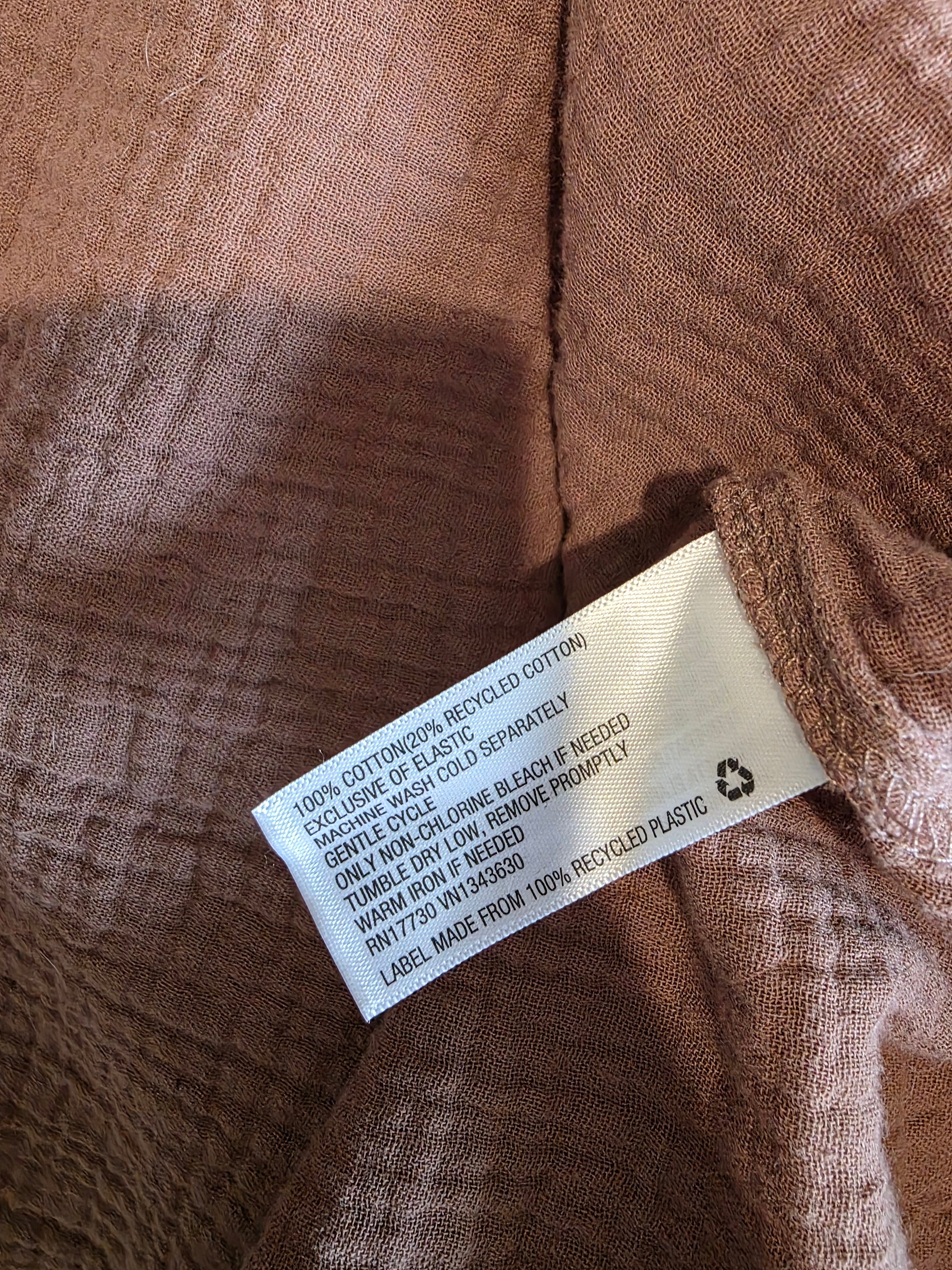 Cotton Gauze Maxi Dress (M)