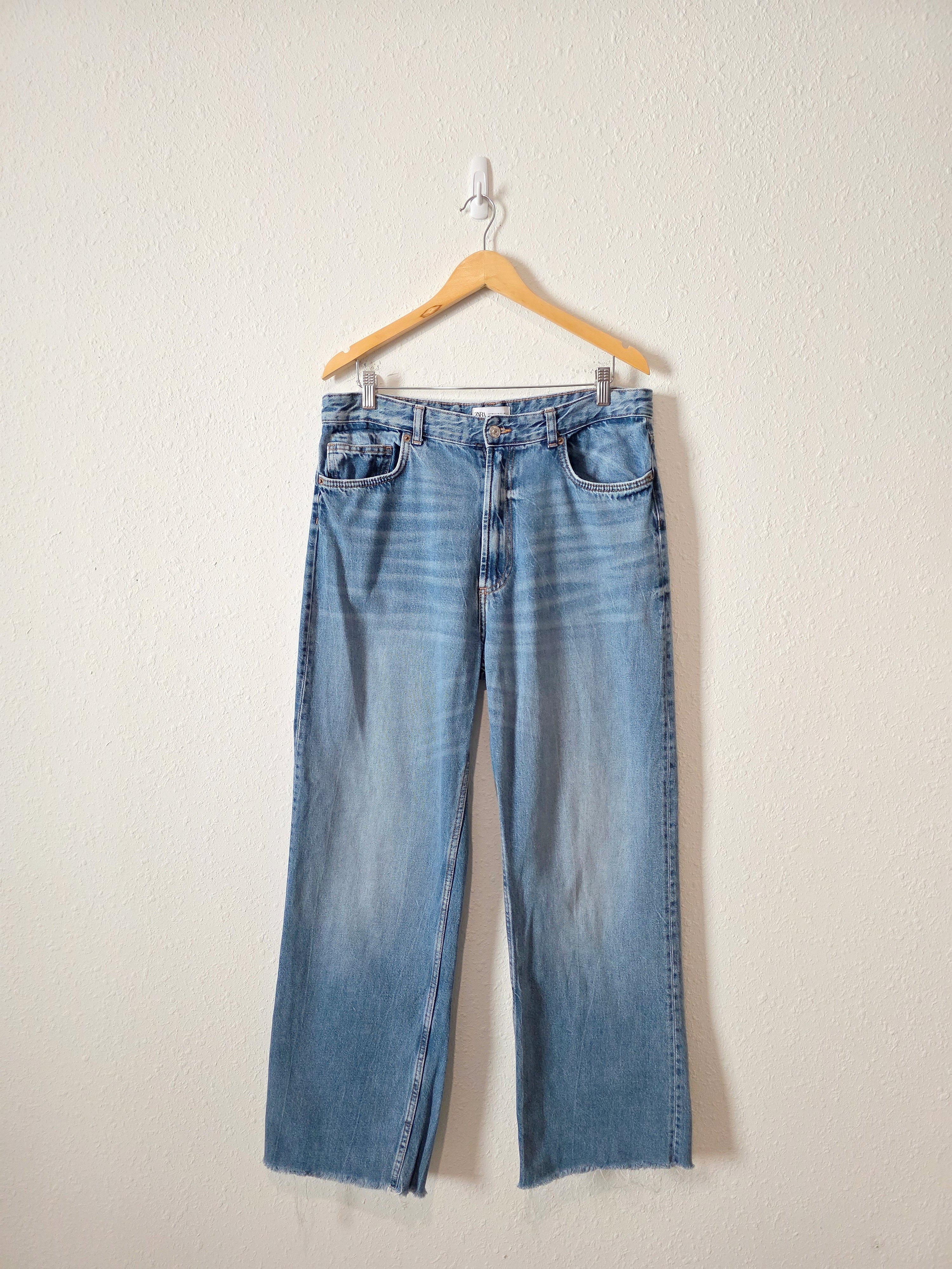 Zara Relaxed Wide Leg Jeans (14)