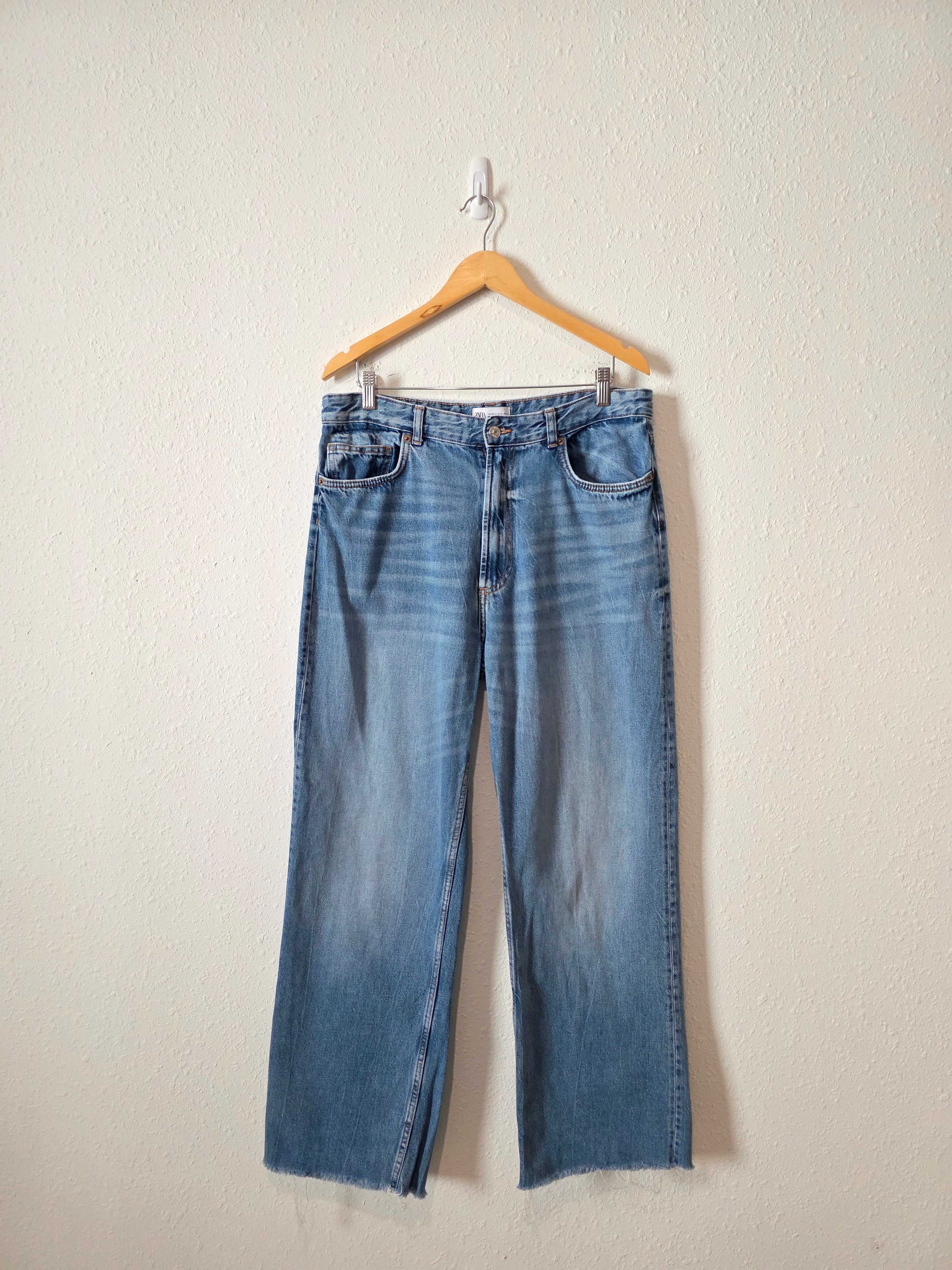 Zara Relaxed Wide Leg Jeans (14)
