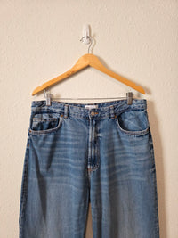 Zara Relaxed Wide Leg Jeans (14)