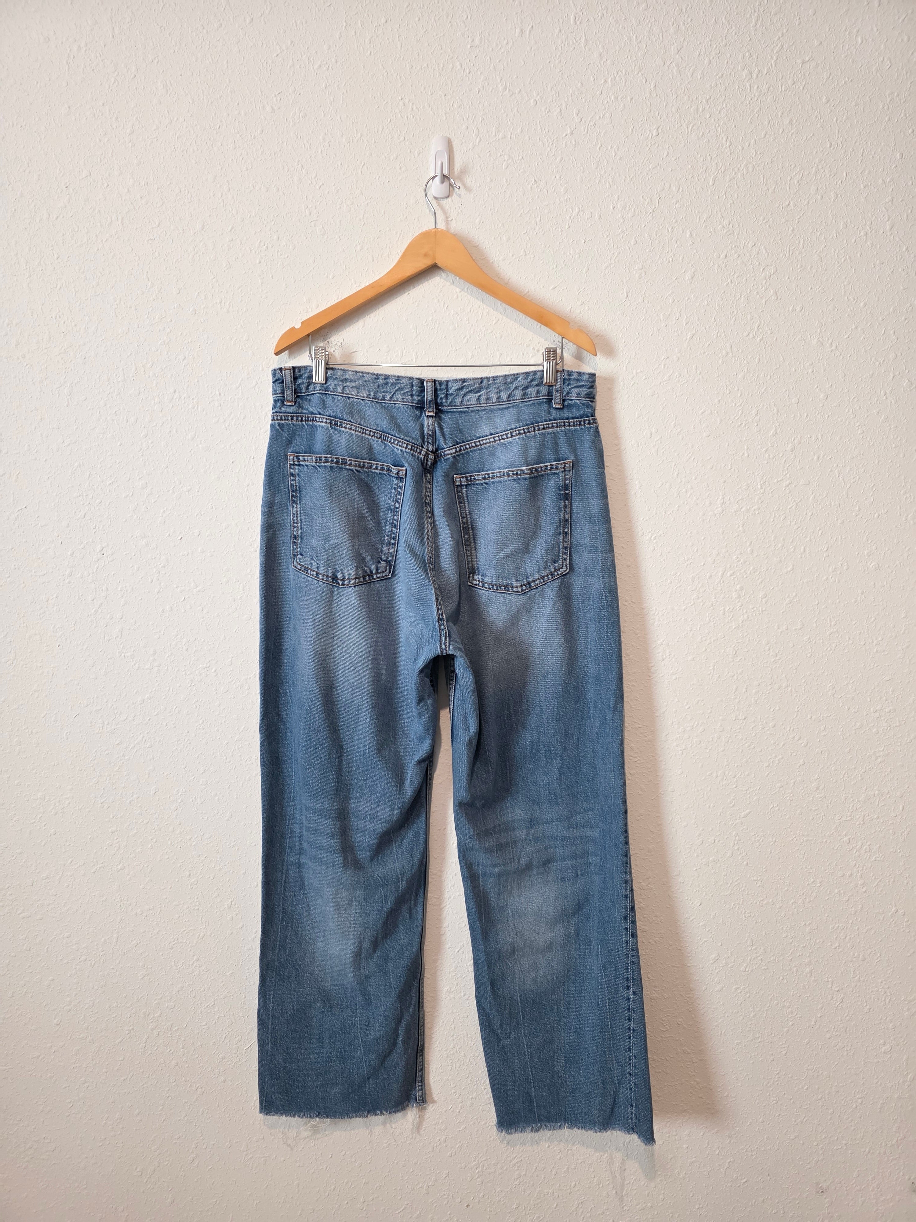 Zara Relaxed Wide Leg Jeans (14)