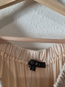 Cream Tiered Maxi Dress (S)