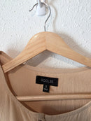 Roolee Neutral Cotton Jumpsuit (S)