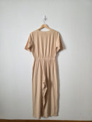 Roolee Neutral Cotton Jumpsuit (S)