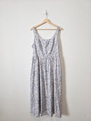 Arula Floral Printed Midi Dress (XL)