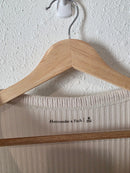 Abercrombie Ribbed Button Front Tank (M)