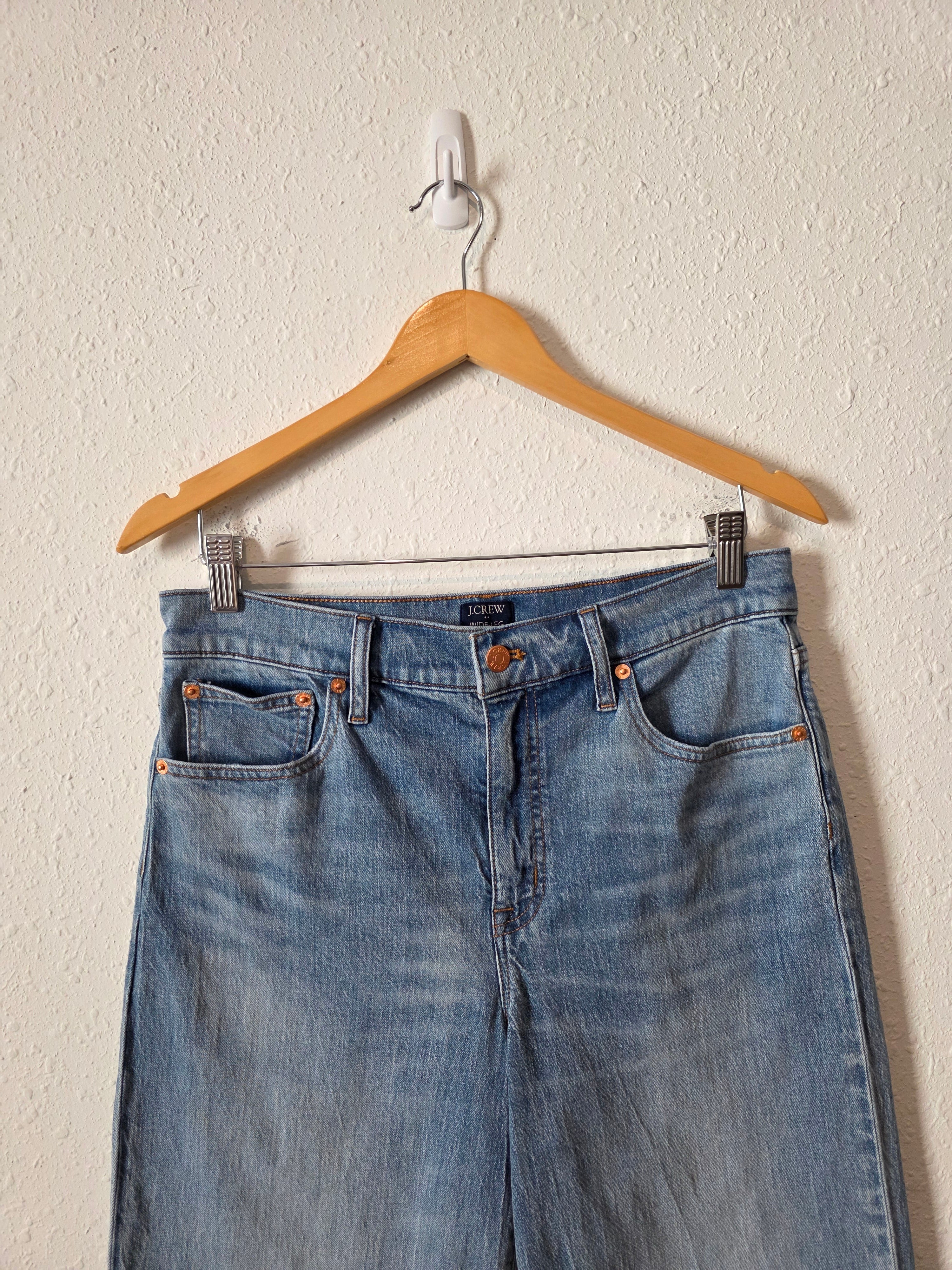 J.Crew Wide Leg Crop Jeans (28)