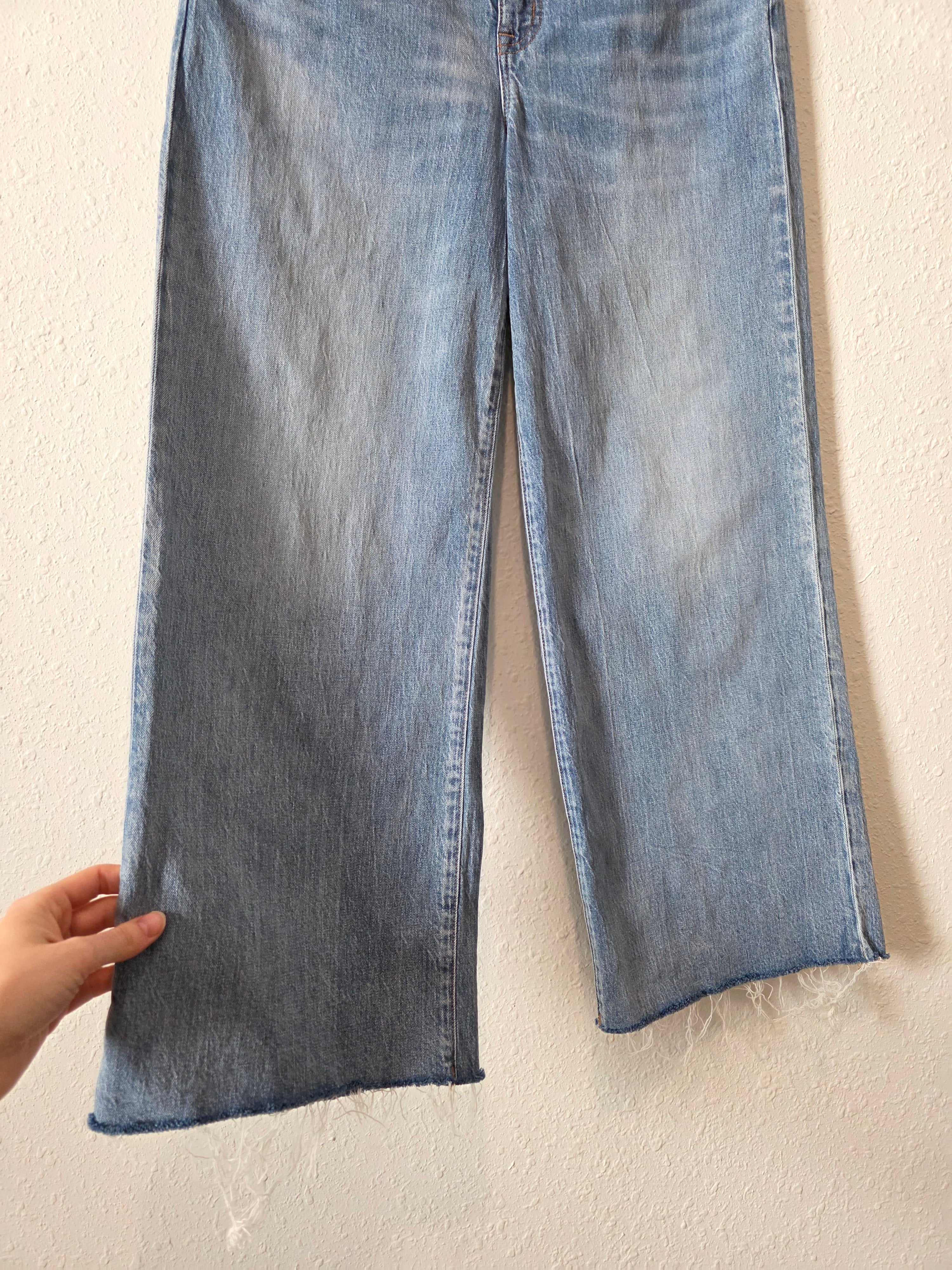 J.Crew Wide Leg Crop Jeans (28)