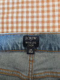 J.Crew Wide Leg Crop Jeans (28)