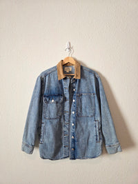 Oversized Denim Shirt Jacket (XS)