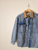Oversized Denim Shirt Jacket (XS)