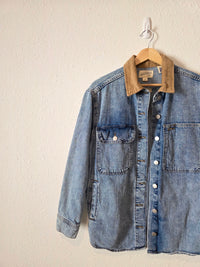 Oversized Denim Shirt Jacket (XS)