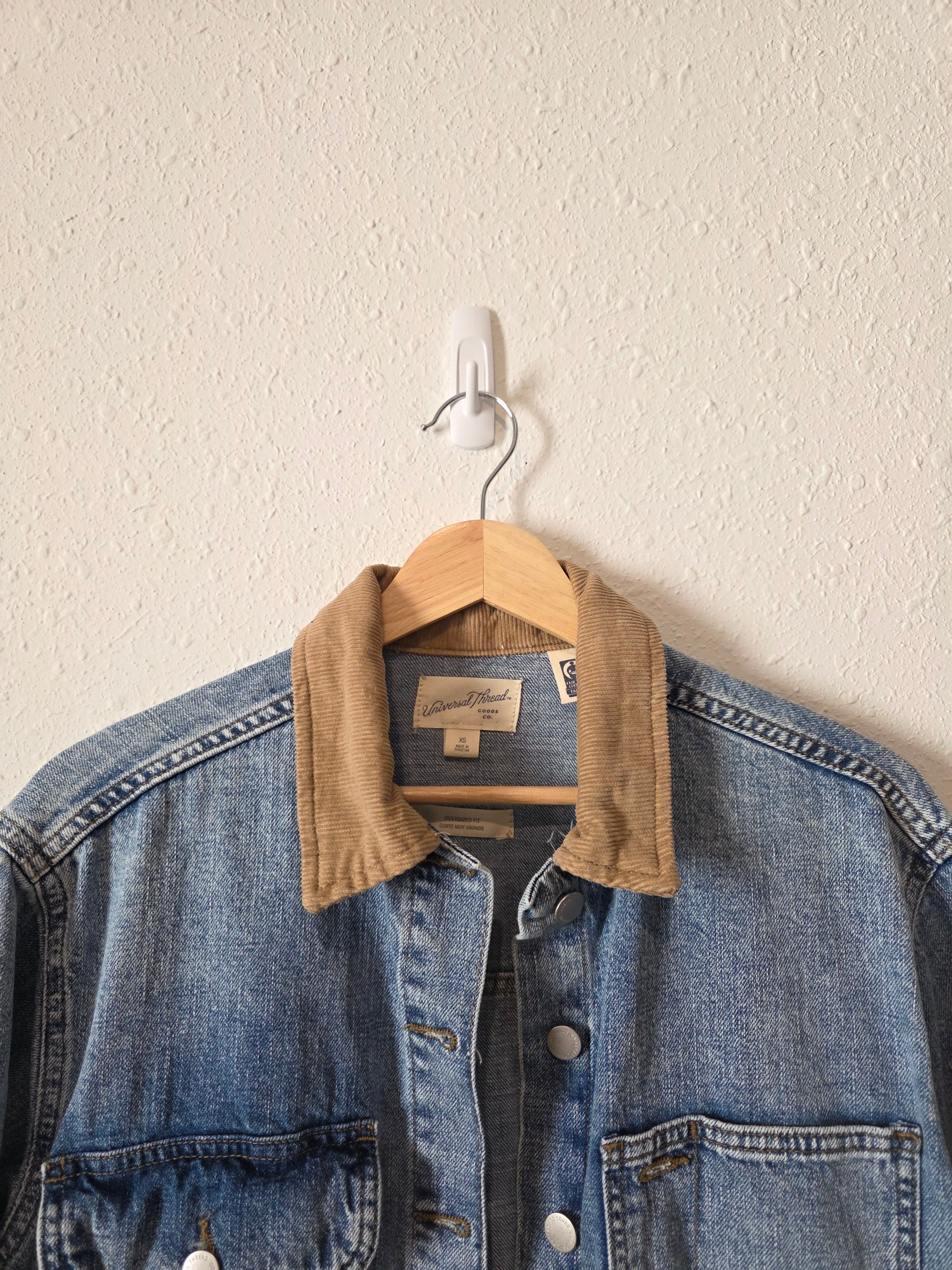 Oversized Denim Shirt Jacket (XS)