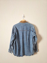 Oversized Denim Shirt Jacket (XS)