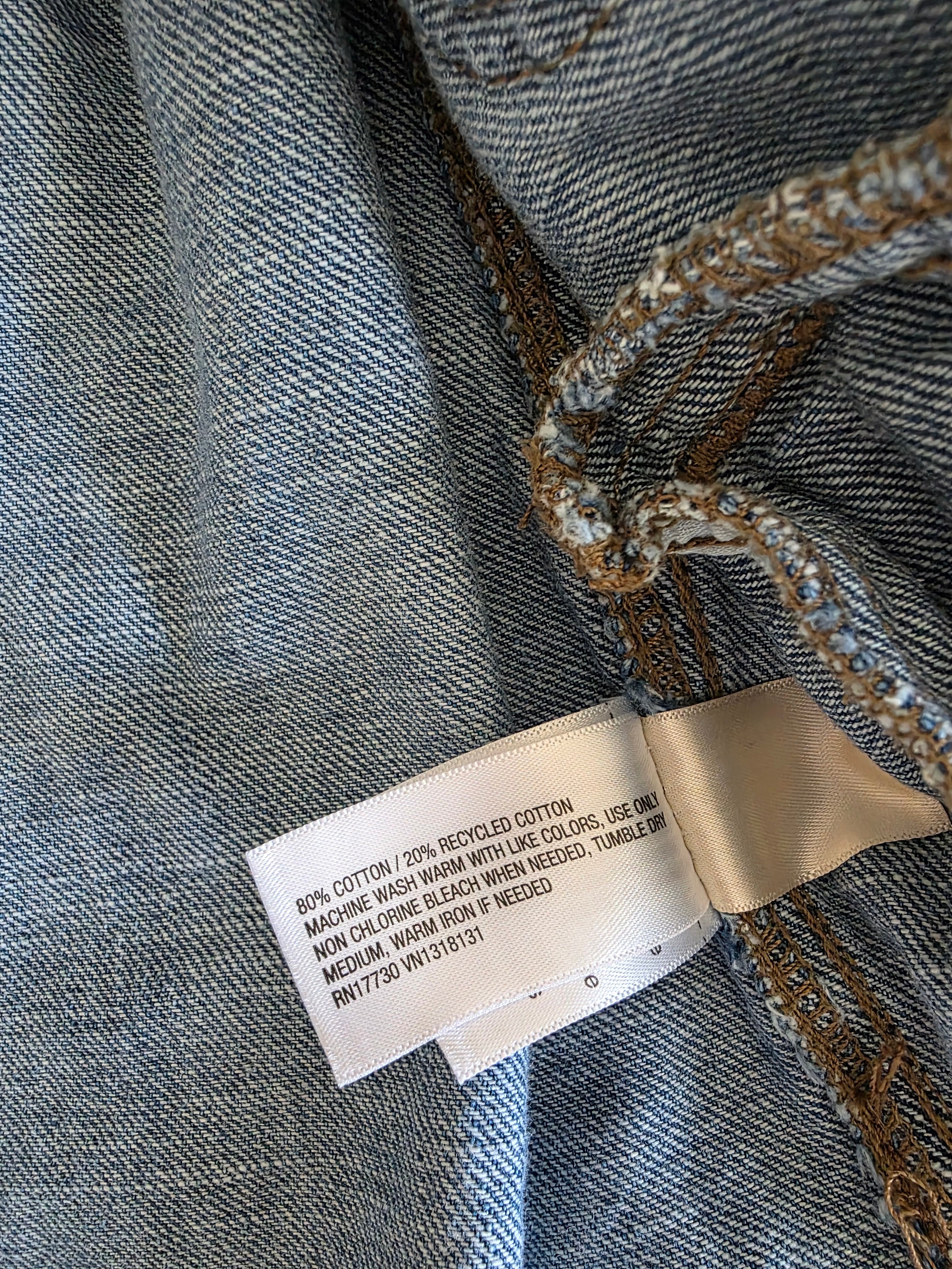 Oversized Denim Shirt Jacket (XS)