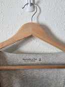 Abercrombie Gray Long Sleeve Bodysuit (M)