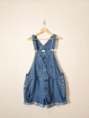 Relaxed Denim Shortalls (XL)