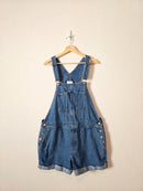 Relaxed Denim Shortalls (XL)