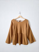 Madewell Textured Babydoll Top (M)