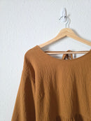 Madewell Textured Babydoll Top (M)