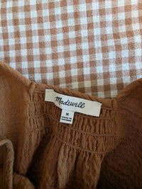 Madewell Textured Babydoll Top (M)