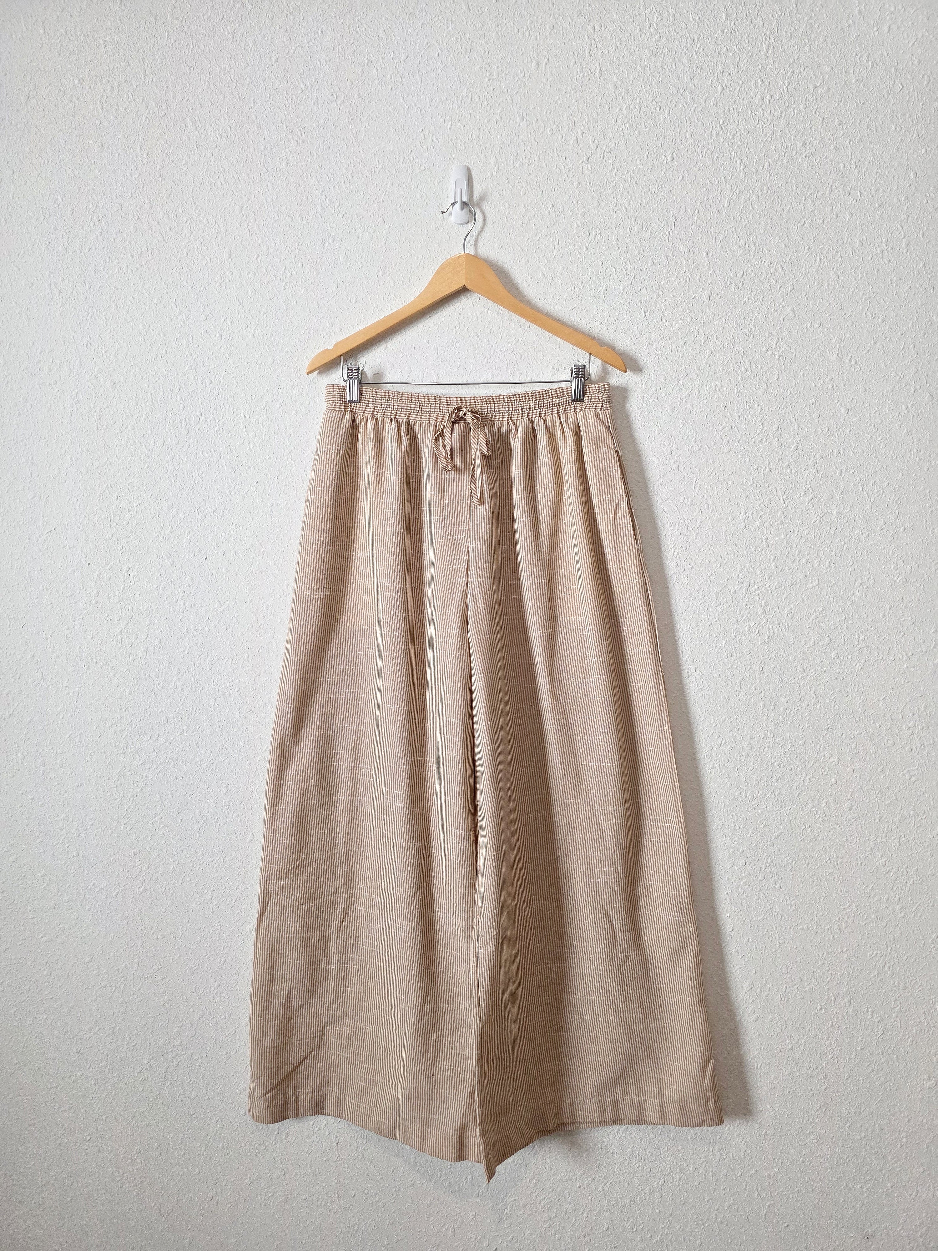 Mustard Seed Striped Wide Leg Pants (L)