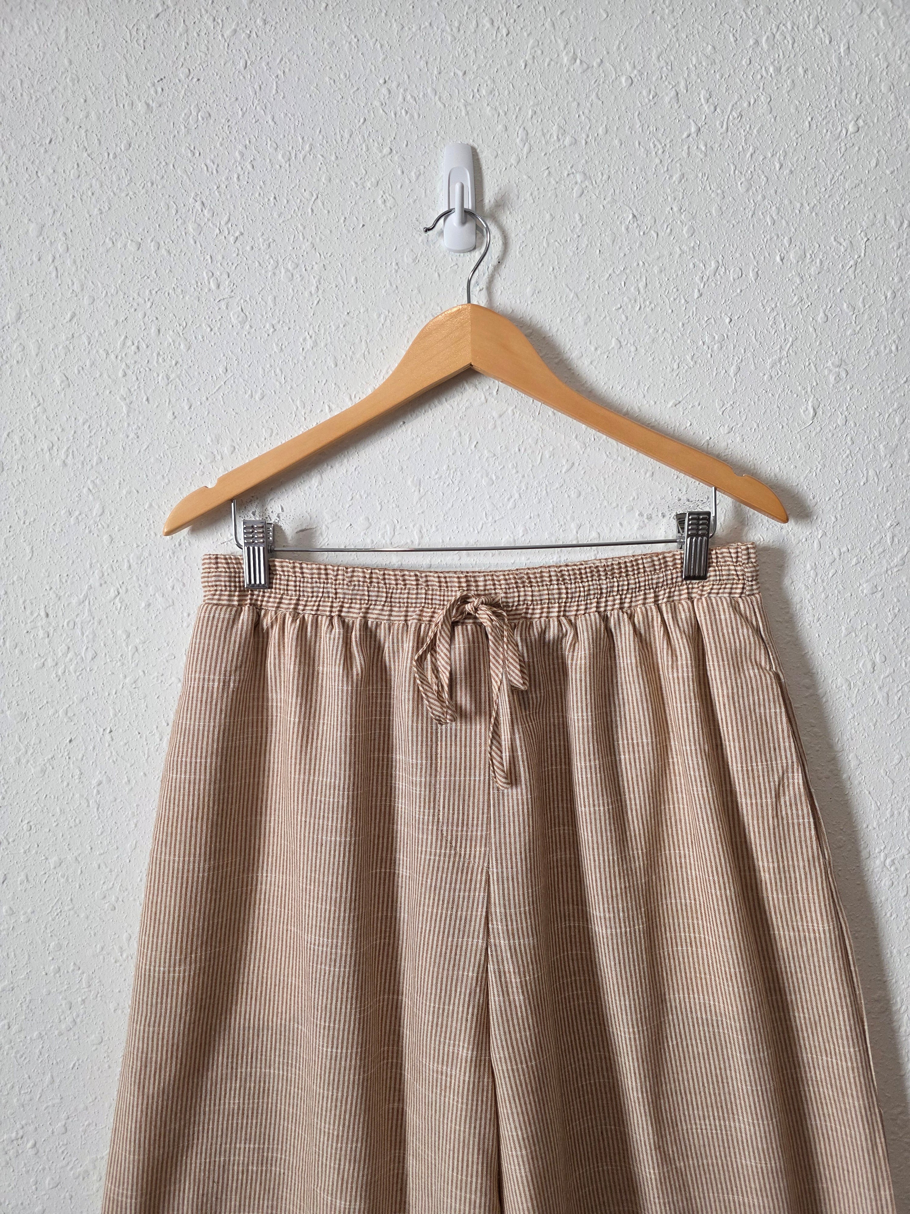 Mustard Seed Striped Wide Leg Pants (L)