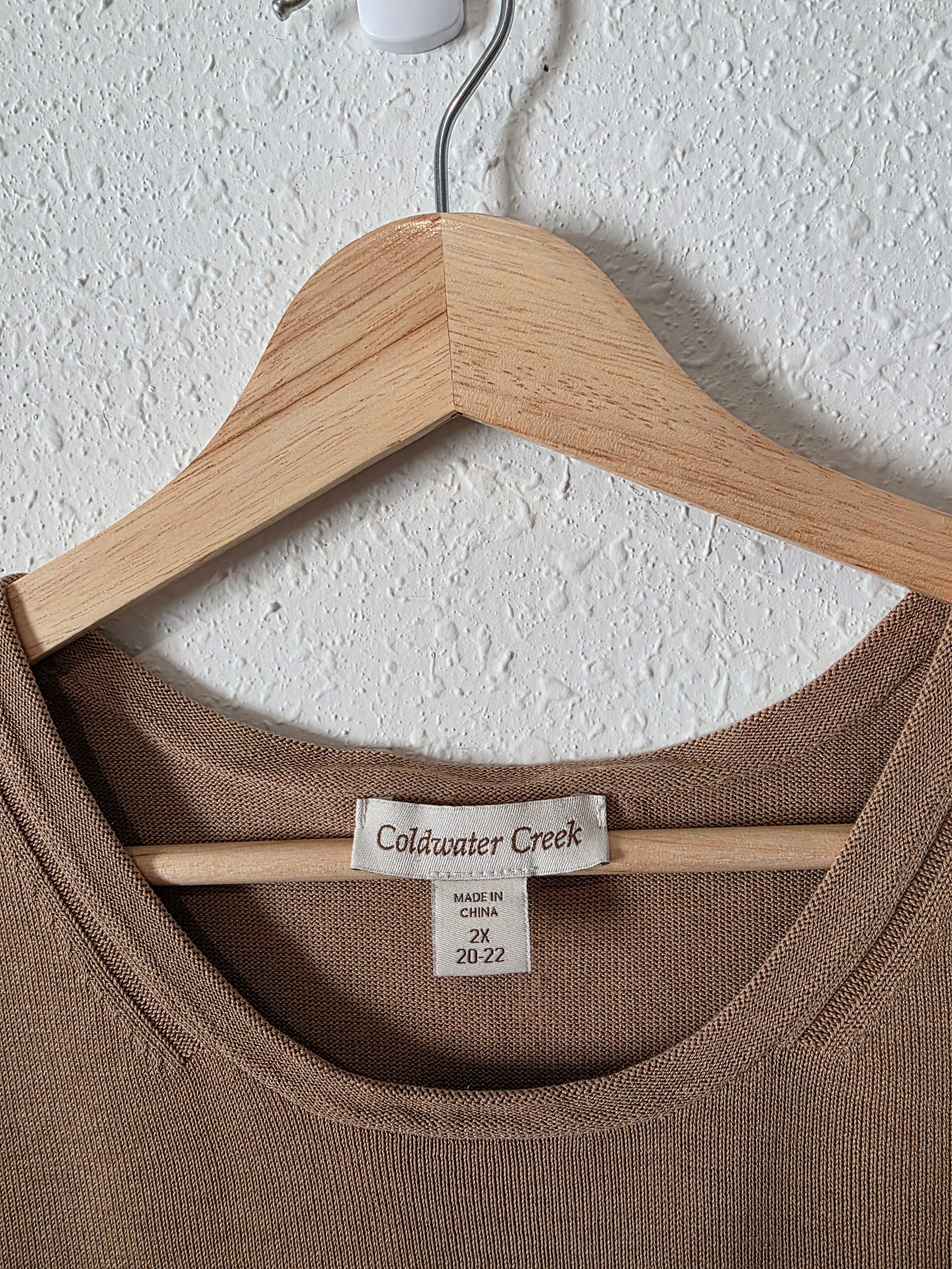 Silk Cotton Blend Tank (2X)