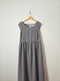 Vintage Gingham Midi Dress (3X)