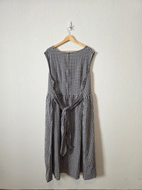 Vintage Gingham Midi Dress (3X)