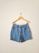 Relaxed Denim Midi Short (27)