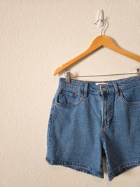 Relaxed Denim Midi Short (27)