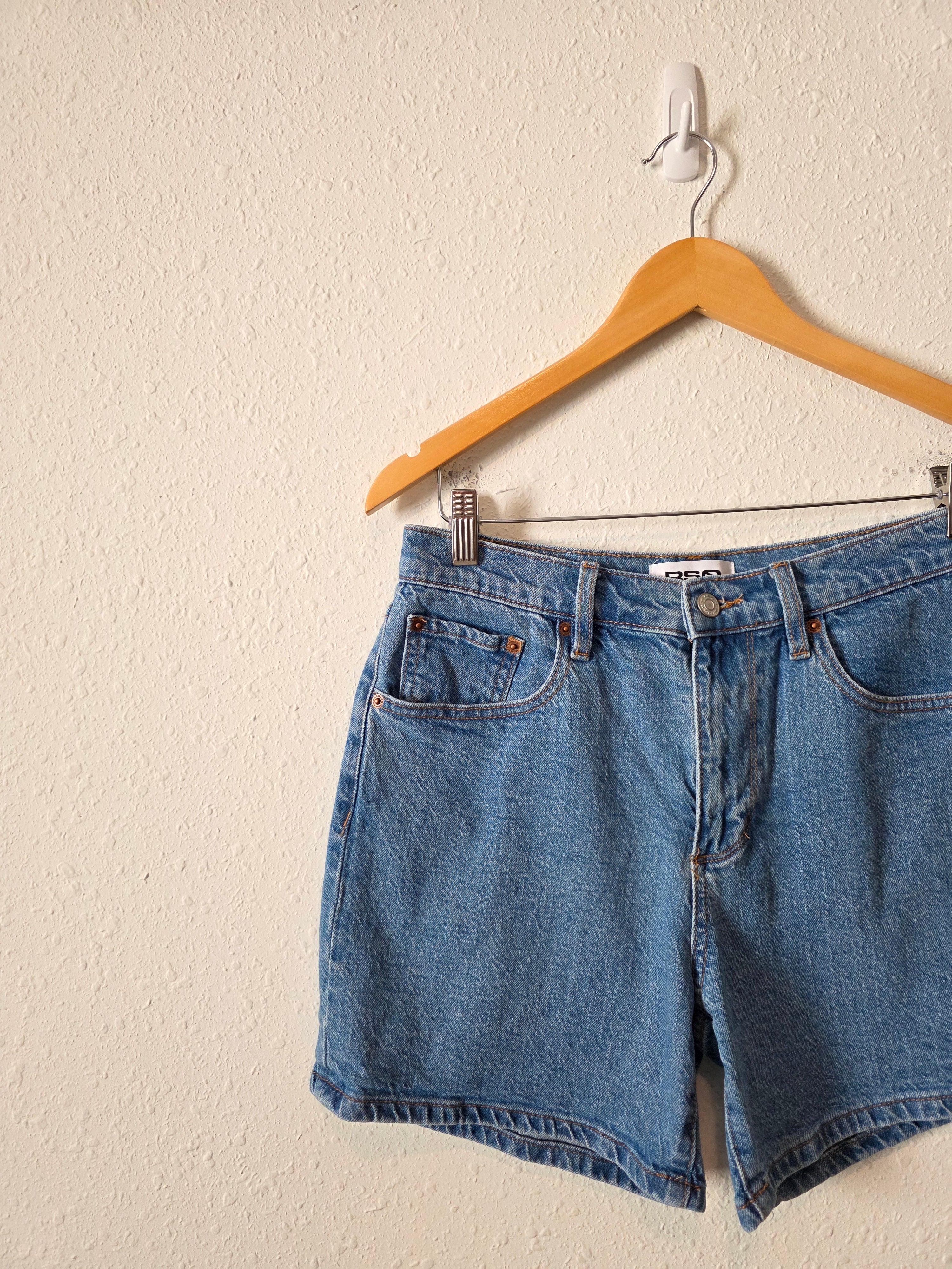 Relaxed Denim Midi Short (27)