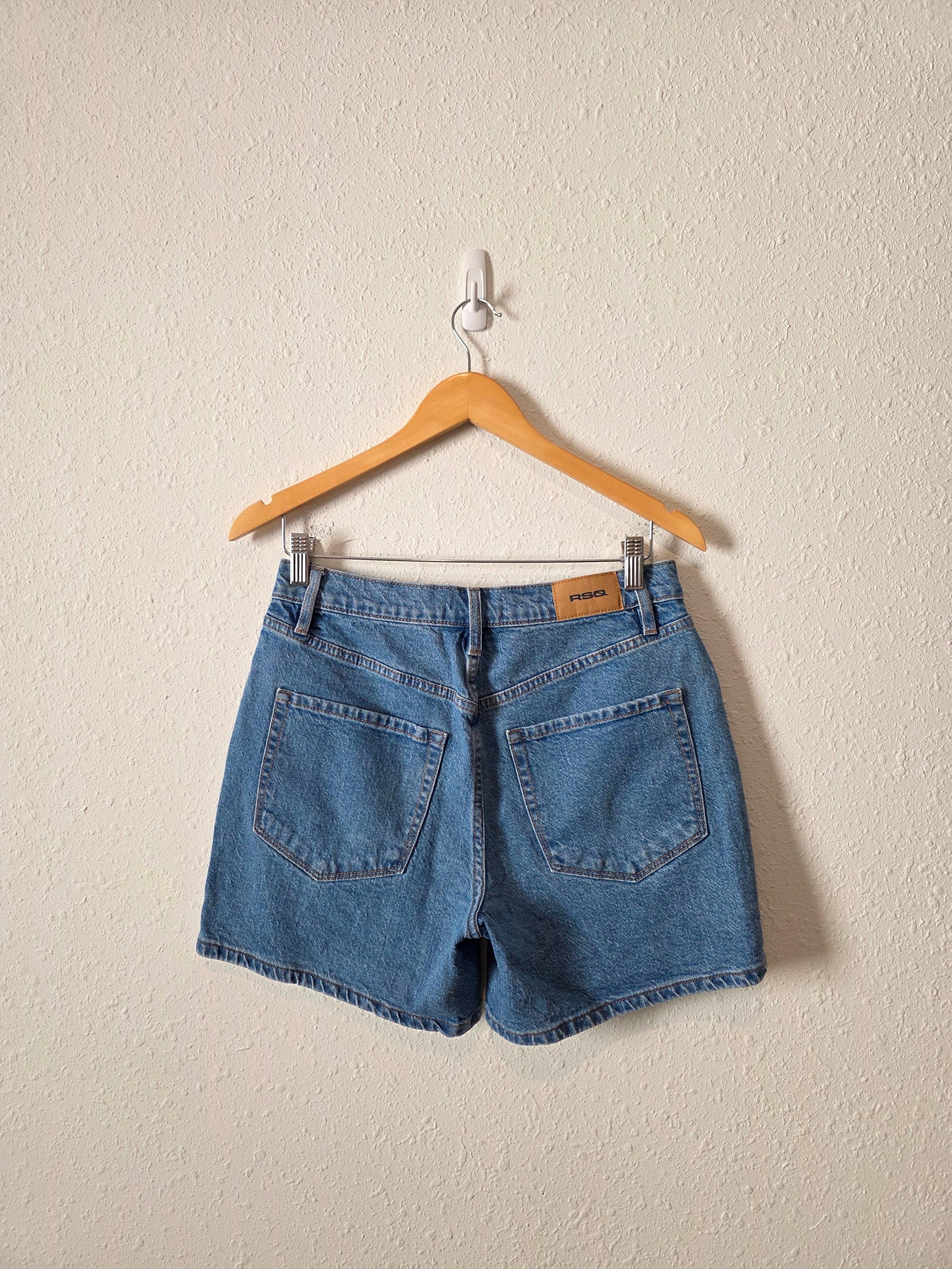 Relaxed Denim Midi Short (27)