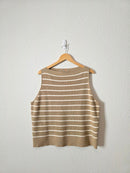 Banana Republic Striped Boatneck Tank (XXL)