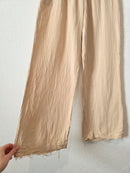 Cotton Gauze Wide Leg Pants (M)