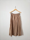 J.Crew Crinkled Midi Skirt (S)