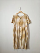 Hayden Mustard Cotton Midi Dress (2X)