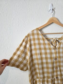 Hayden Mustard Cotton Midi Dress (2X)