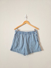 Madewell Easy Pull On Denim Shorts (M)