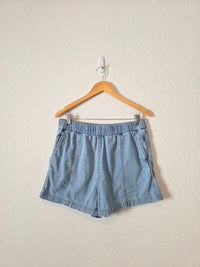 Madewell Easy Pull On Denim Shorts (M)