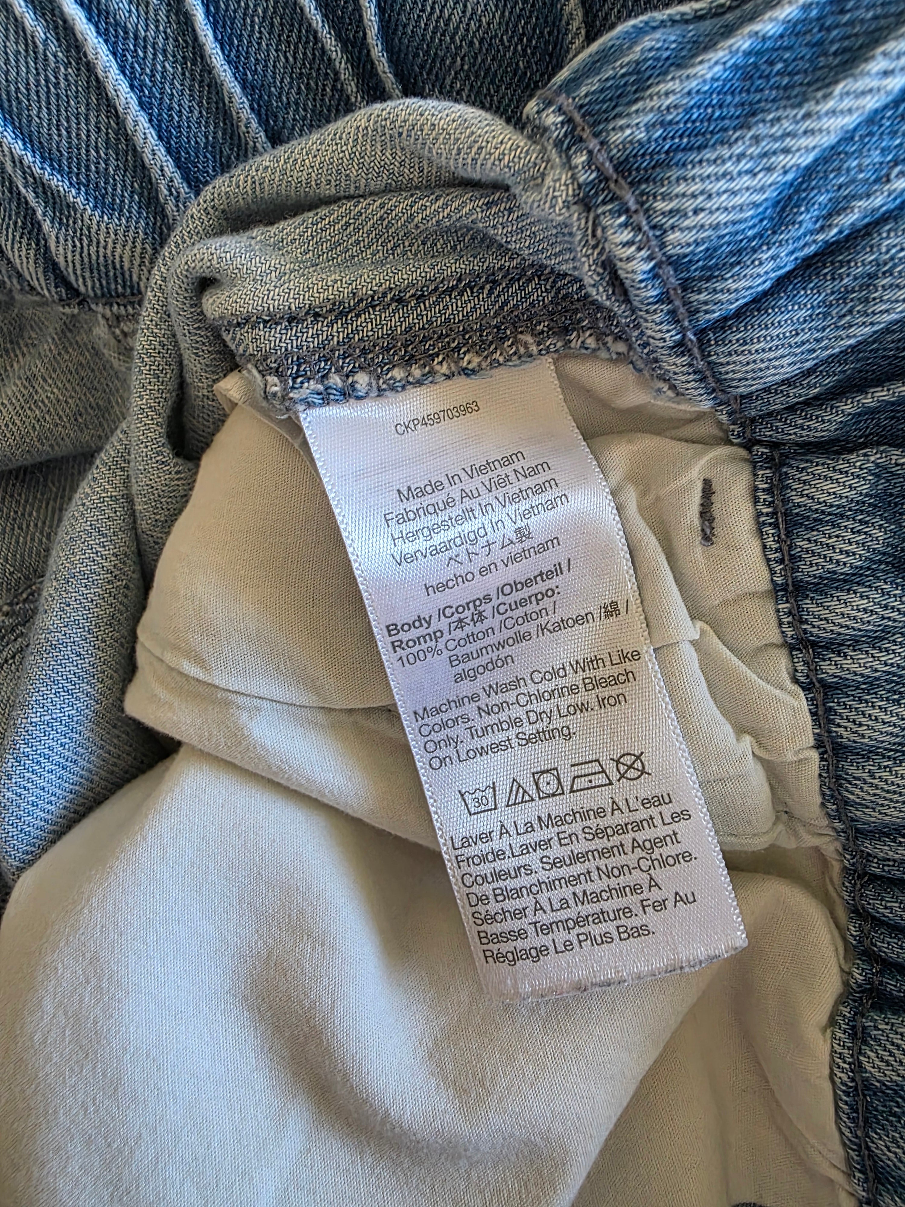 Madewell Easy Pull On Denim Shorts (M)