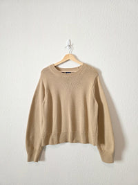 Gap Neutral Cotton Sweater (L)