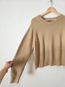 Gap Neutral Cotton Sweater (L)